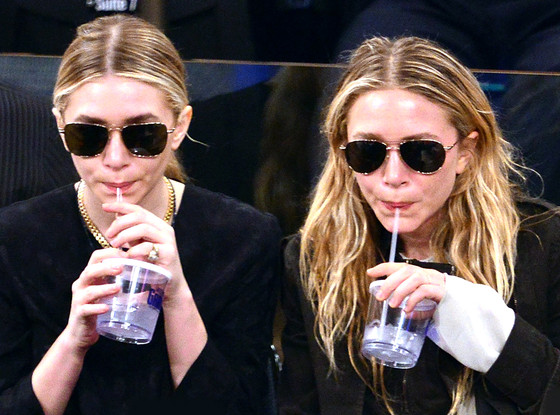 Ashley Olsen, Mary-Kate Olsen, New York Knicks Game Ashley Olsen, Mary-Kate Olsen, New York Knicks Game